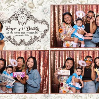 Funtastic Photobooth - Alice in Wonderland themed 1st Birthday! - Photo Booth Rentals Near Me Funtastic Photobooth - Alice in Wonderland themed 1st Birthday! - Photo Booth Rentals Near Me