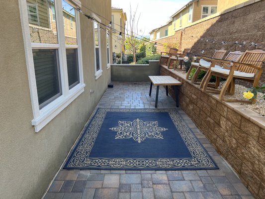 House walkway and concrete cleaning - These homes requested dirt, grime, moss and mold to be removed from their home to make it new once again.