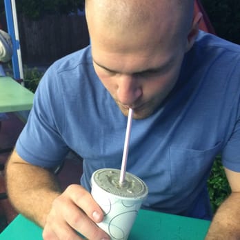 Dairy Joy - My skin head enjoying a milkshake - Ice Cream & Frozen Yogurt Near Me - Tampa, Florida