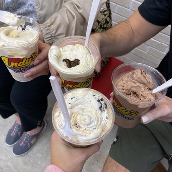 Andy's Frozen Custard - Jackhammers, triple chocolate and bootdaddy - Ice Cream & Frozen Yogurt Near Me - Wimauma, Florida Andy's Frozen Custard - Jackhammers, triple chocolate and bootdaddy - Ice Cream & Frozen Yogurt Near Me - Wimauma, Florida