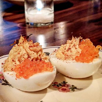 The Loyalist - Deviled Eggs, Smoked Trout, Roe - New American Near Me - Chicago, Illinois The Loyalist - Deviled Eggs, Smoked Trout, Roe - New American Near Me - Chicago, Illinois