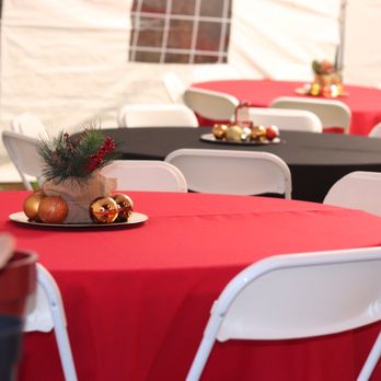Central Valley Rentals - Round And Rectangular Linens Available!! - Party Equipment Rentals Near Me
