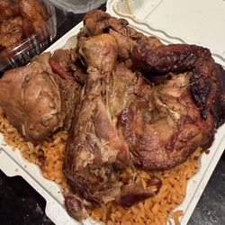 El Latino Restaurant - Stew Chicken dinner