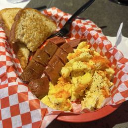 Classic breakfast sub for hotdog