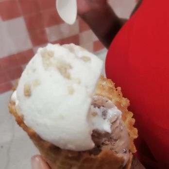 Dasher & Crank - Chicken and waffles ice cream. W pieces of chicken skin & waffles very unique & weirdly tasty - Ice Cream & Frozen Yogurt Near Me - Miami, Florida Dasher & Crank - Chicken and waffles ice cream. W pieces of chicken skin & waffles very unique & weirdly tasty - Ice Cream & Frozen Yogurt Near Me - Miami, Florida