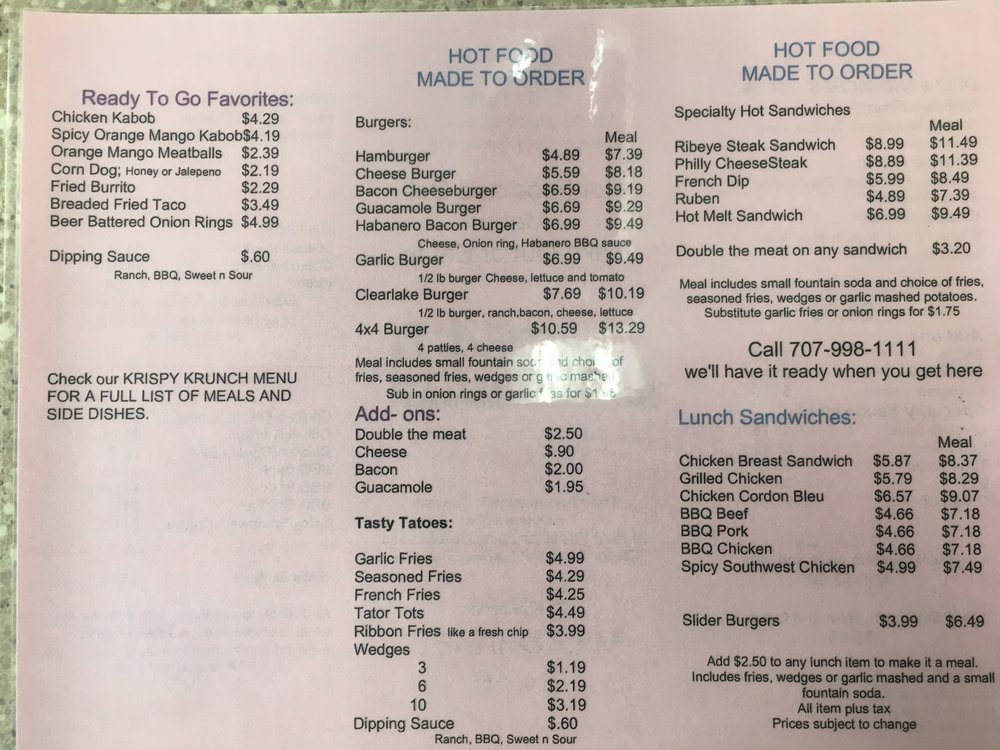 B S G CO Updated September 2024 13430 E Hwy 20, Clearlake Oaks, California Gas Stations