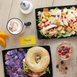 Friends Coffee and Food - Lunch time on sofa or delivery at home