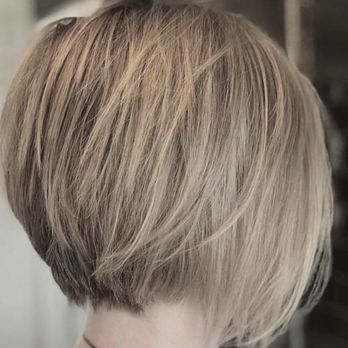 Pegah Beauty - Bob Haircut with Highlights - Hair Stylists Near Me - San Diego , California Pegah Beauty - Bob Haircut with Highlights - Hair Stylists Near Me - San Diego , California