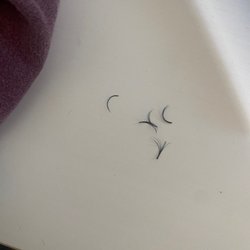 The Lash Lounge - Just a few of the tons of chunks that fell out on day 1!!!!