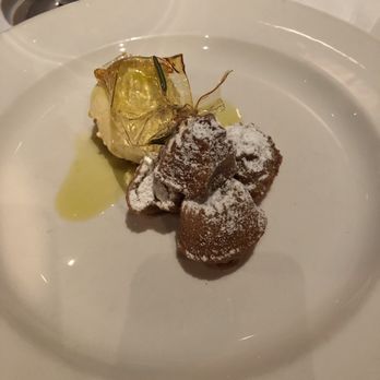 Osteria Mozza - Rosemary Olive Oil Cakes olive oil gelato, rosemary brittle - Italian Near Me - Los Angeles, California Osteria Mozza - Rosemary Olive Oil Cakes olive oil gelato, rosemary brittle - Italian Near Me - Los Angeles, California