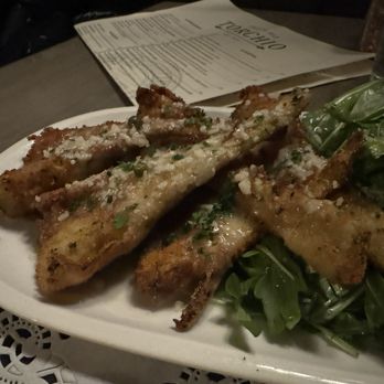 Torchio Pasta Bar - Fried Artichoke Hearts - Italian Near Me - Chicago, Illinois Torchio Pasta Bar - Fried Artichoke Hearts - Italian Near Me - Chicago, Illinois