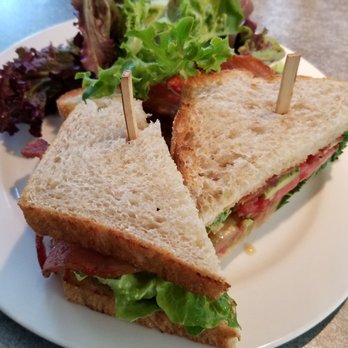 Lovina - B.L.T. sandwich with a side of greens - New American Near Me - Calistoga, California