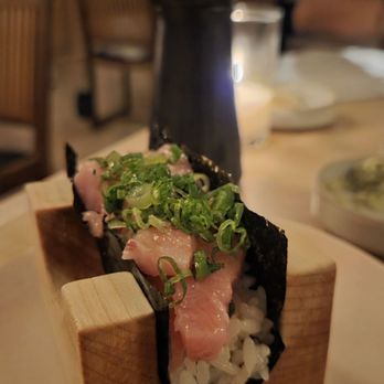 Neighborhood Sushi - Fatty tuna hand roll - Sushi Bars Near Me - Dallas, Texas Neighborhood Sushi - Fatty tuna hand roll - Sushi Bars Near Me - Dallas, Texas