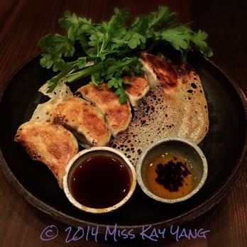 Rintaro - 2014.11.11 - hanetsuki gyoza (berkshire pork gyoza with 'wings' & raiyu) - Izakaya Near Me - San Francisco, California Rintaro - 2014.11.11 - hanetsuki gyoza (berkshire pork gyoza with 'wings' & raiyu) - Izakaya Near Me - San Francisco, California