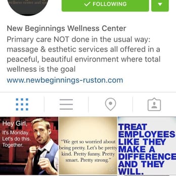 New Beginnings Wellness Center & Spa - Be sure to follow us on our Instagram AND like us on our Facebook page to keep up with the latest and greatest services that we offer! - Day Spas Near Me - Ruston, Louisiana New Beginnings Wellness Center & Spa - Be sure to follow us on our Instagram AND like us on our Facebook page to keep up with the latest and greatest services that we offer! - Day Spas Near Me - Ruston, Louisiana