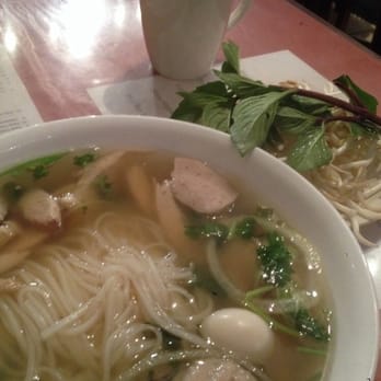 Pho Lan - Special Chicken Pho (chicken, chicken balls, quail egg, cilantro) - Vietnamese Near Me - Richmond, British Columbia