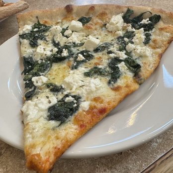 Ciro's New York Pizza - Pizza slice larger than the plate:) - Pizza Near Me - Centreville, Virginia