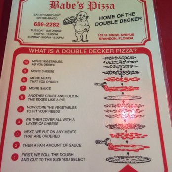 Babe's Pizza - Pizza Near Me - Brandon, Florida