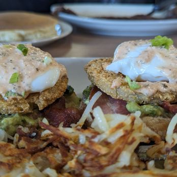 Tasty Biscuit - a plate of food on a table - Breakfast & Brunch Near Me - Naperville, Illinois