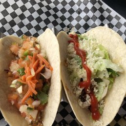 Tinga Taco and Signature Crusher Taco