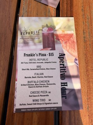 Menu photo 4 Topside Terrace Kitchen & Bar San Diego, CA