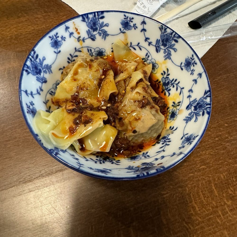 J's Kitchen - S12 Sichuan Wonton in Spicy Sauce - Chinese Near Me - Naperville, Illinois J's Kitchen - S12 Sichuan Wonton in Spicy Sauce - Chinese Near Me - Naperville, Illinois
