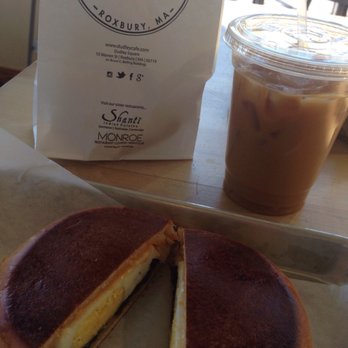 Dudley Cafe - Breakfast sandwich, cookie, iced coffee and sun. - Cafes Near Me - Roxbury, Massachusetts
