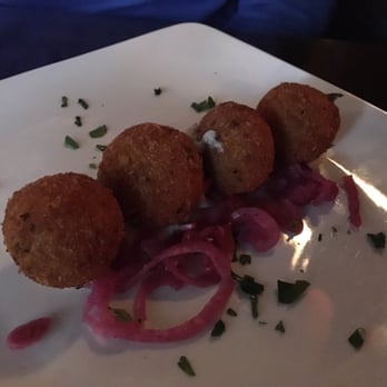 Prime 16 - Fried goat cheese bites with pickled red onions... delicious! - Burgers Near Me - New Haven, Connecticut Prime 16 - Fried goat cheese bites with pickled red onions... delicious! - Burgers Near Me - New Haven, Connecticut