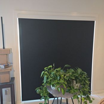 Blinds2day - Roller shade down with black out fabric. We did not get the tracks on the side of the shade to make them completely black out. - Shades & Blinds Near Me - Riverside, California Blinds2day - Roller shade down with black out fabric. We did not get the tracks on the side of the shade to make them completely black out. - Shades & Blinds Near Me - Riverside, California