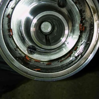 Vejar Bros Cycle Shop - My flywheel with silicone and metal shavings stuck to the inside. - Motorcycle Dealers Near Me - Tulare, California Vejar Bros Cycle Shop - My flywheel with silicone and metal shavings stuck to the inside. - Motorcycle Dealers Near Me - Tulare, California