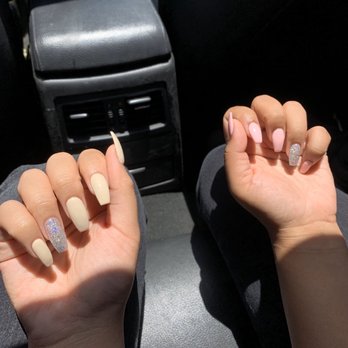 Classic Nails - Went with my best friend. Got these nails done for the BTS concert at Rose Bowl in May. - Nail Salons Near Me - Anaheim, California