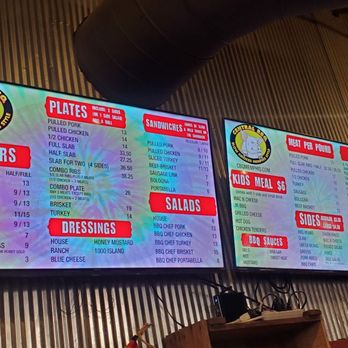 Central BBQ - This is the menu. Many many choices. - Barbeque Near Me - Memphis, Tennessee Central BBQ - This is the menu. Many many choices. - Barbeque Near Me - Memphis, Tennessee