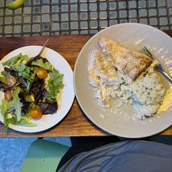 Ostra Brava - Catch of the day (kingfish with resoto)