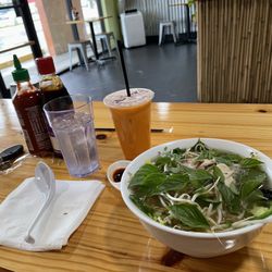 Viet Haus Taste of Saigon - Chicken Pho and Thai milk tea