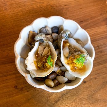 Himitsu - Shigoku Oysters w/ Ponzu, Tosazu Jelly, Tobiko / IG @shef.chelle - Sushi Bars Near Me - La Jolla, California Himitsu - Shigoku Oysters w/ Ponzu, Tosazu Jelly, Tobiko / IG @shef.chelle - Sushi Bars Near Me - La Jolla, California
