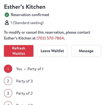 Esther's Kitchen - Oh look party of 3 seated before me. - Italian Near Me - Las Vegas, Nevada Esther's Kitchen - Oh look party of 3 seated before me. - Italian Near Me - Las Vegas, Nevada
