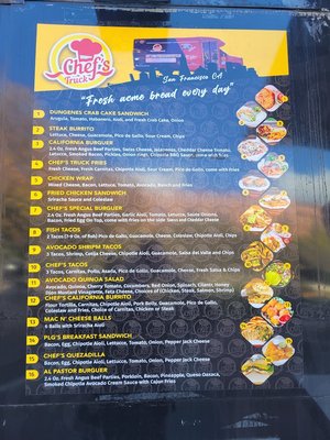 Menu photo 3 Chef's Truck San Francisco, CA