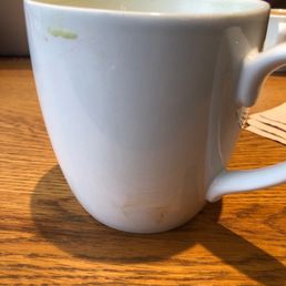 Dirty cup at the bottom