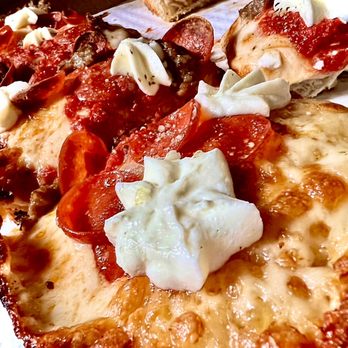 Blue Pan Pizza - The Brooklyn Bridge has to be their best and most popular. - Pizza Near Me - Denver, Colorado Blue Pan Pizza - The Brooklyn Bridge has to be their best and most popular. - Pizza Near Me - Denver, Colorado