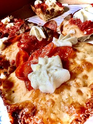 Blue Pan Pizza by null