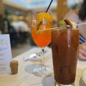 Sixty Vines - SV Aperol Spritz and The Sixty Signature Bloody Mary - New American Near Me - Plano, Texas Sixty Vines - SV Aperol Spritz and The Sixty Signature Bloody Mary - New American Near Me - Plano, Texas