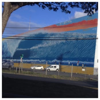 World's Largest Wave Mural - World's largest surf mural - Public Art Near Me - Honolulu, Hawaii World's Largest Wave Mural - World's largest surf mural - Public Art Near Me - Honolulu, Hawaii
