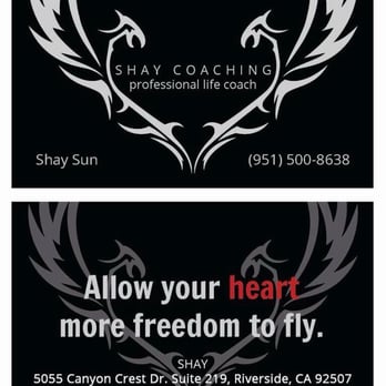 Shay Coaching - Business Card (front/back) - Life Coach Near Me - Riverside, California Shay Coaching - Business Card (front/back) - Life Coach Near Me - Riverside, California