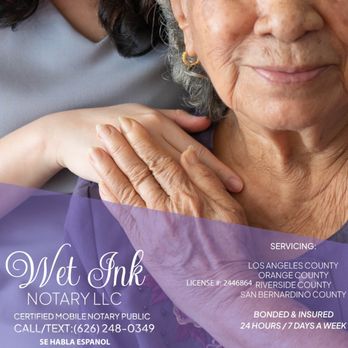 Wet Ink Notary  - Notary Public Near Me - Advanced Healthcare Directive - Notaries Near Me