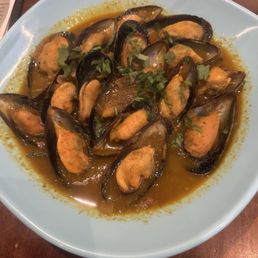 Curried Mussels Curried Mussels