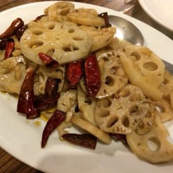 Ma Po - Stir fried lotus root with chilli