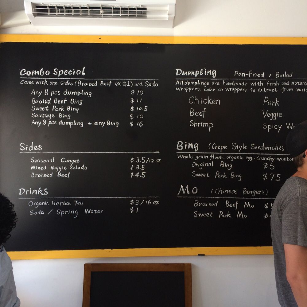 Oh Dumplings - Wall menu - Chinese Near Me - Brooklyn, New York Oh Dumplings - Wall menu - Chinese Near Me - Brooklyn, New York