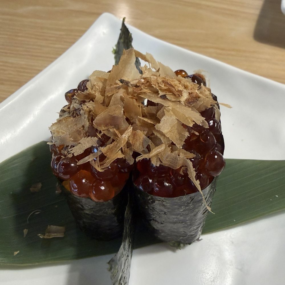 Bengee Sushi - Imita with dried bonito flakes - Japanese Near Me - Jurupa Valley, California