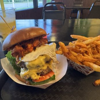 Boba Burger - Seoul Burger, fries and pineapple boba tea - Burgers Near Me - Morton Grove, Illinois Boba Burger - Seoul Burger, fries and pineapple boba tea - Burgers Near Me - Morton Grove, Illinois