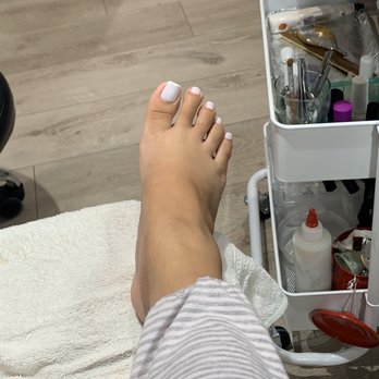 Tips & Toes - Pedicure!  I love getting this color combo!  Ask for the "MisssWendy" pedi hahaha - Nail Salons Near Me - Westminster, California